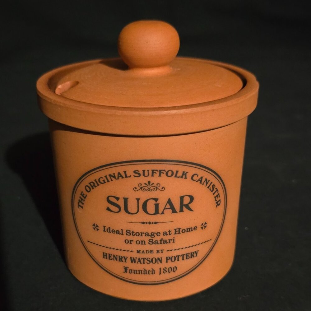 Henry Watson The Original Suffolk England Sugar (missing Spoon)